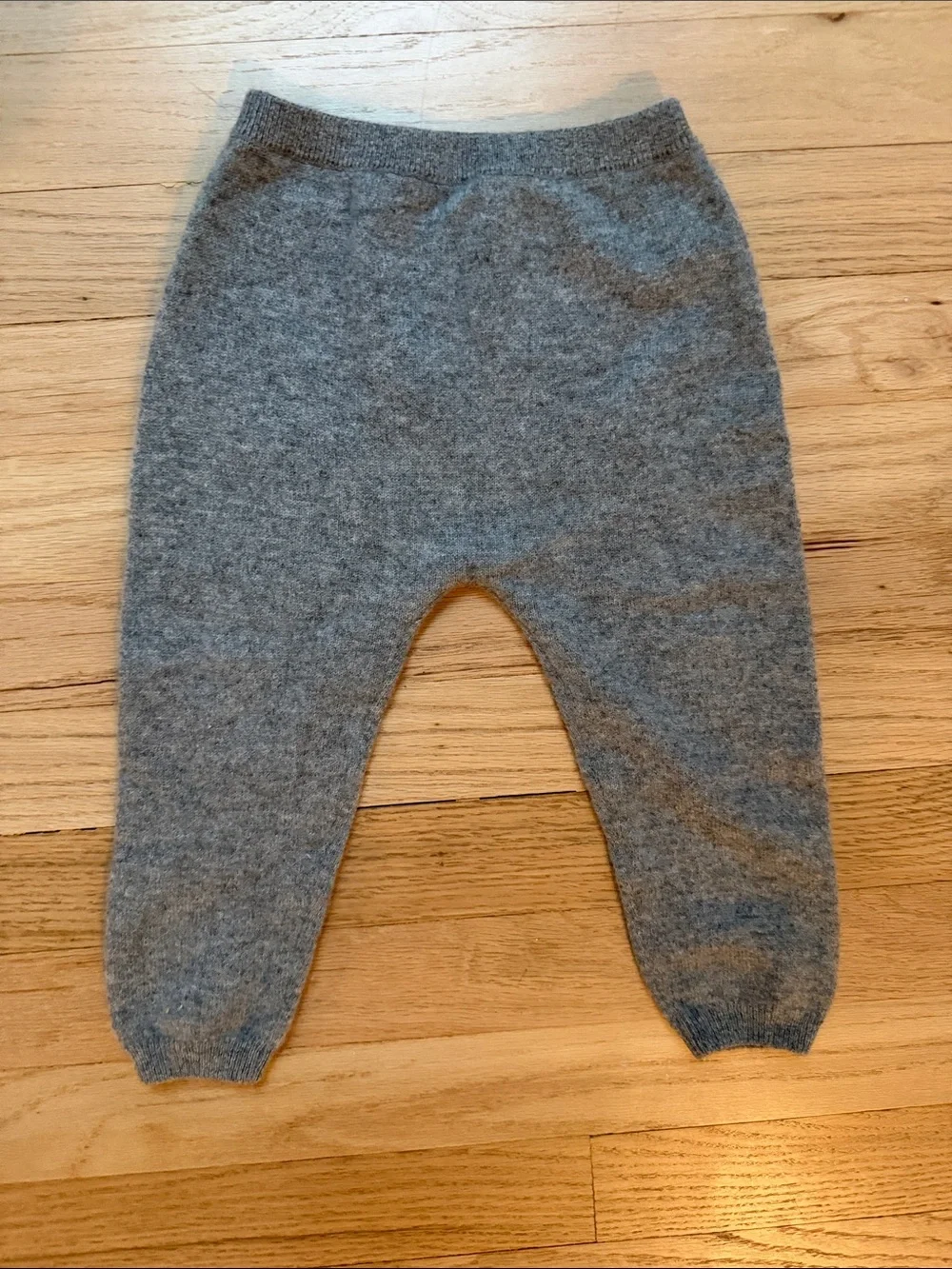 Quince Kids Gray Cashmere Sweater and Pant Set